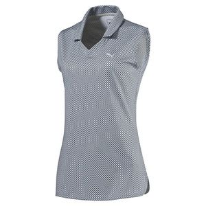 Puma Women's pinwheel sleeveless golf polo